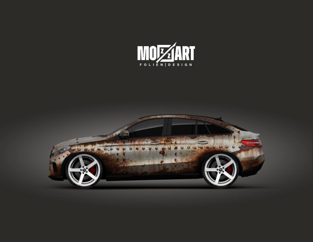 Mercedes AMG Used-Look Carwrapdesign