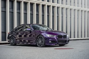 Fahrzeugfolierung - BMW F30 - Inozetek midnight purple - Mozzart Foliendesign