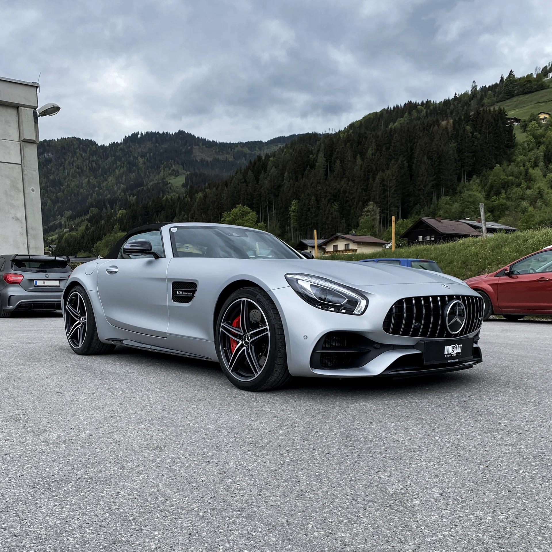 Mercedes GTC AMG Komplettfolierung mit Türeinstiege