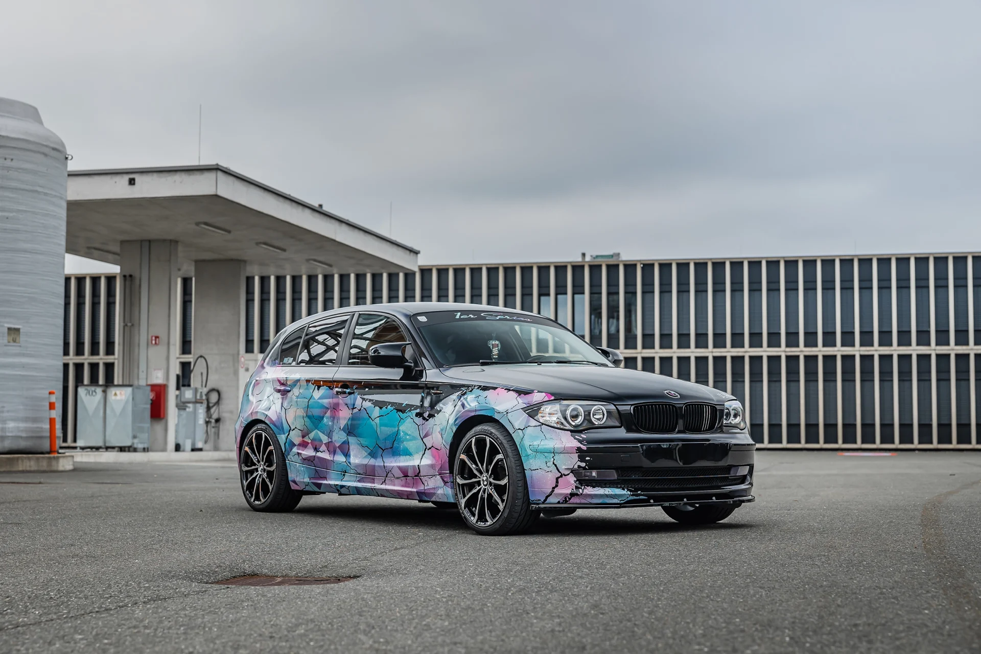 1er BMW Digitalduckfolierung Designt und foliert von Mozzart Foliendesign - Hallein, Salzburg