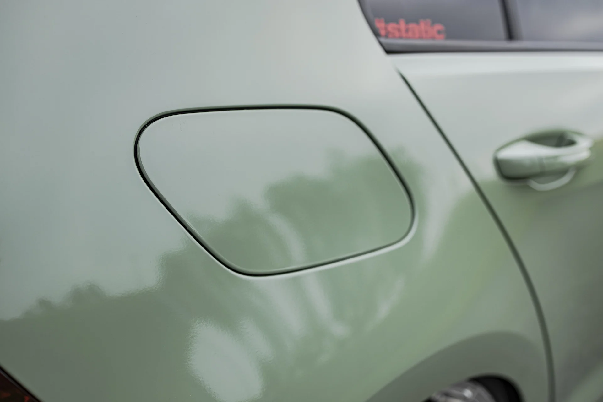 VW Golf 7 GTI Reseda grüne Auto Folierung Details